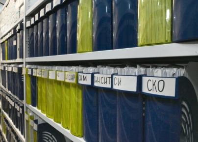 Стеллажи для архива медицинских документов