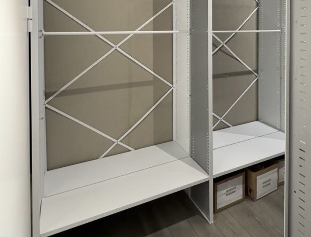 стеллажи для одежды со штангами